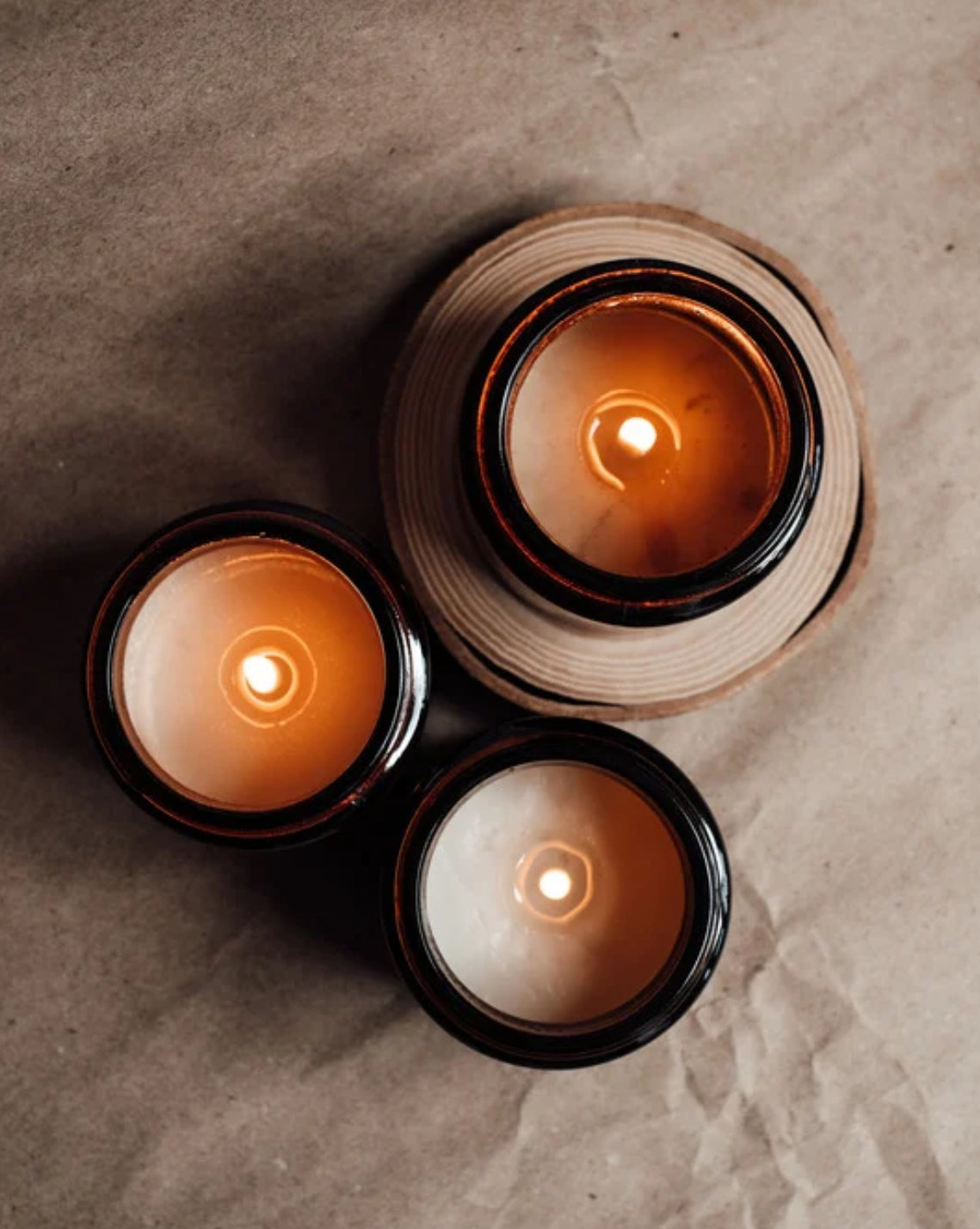 Hand-Poured Beeswax Candles