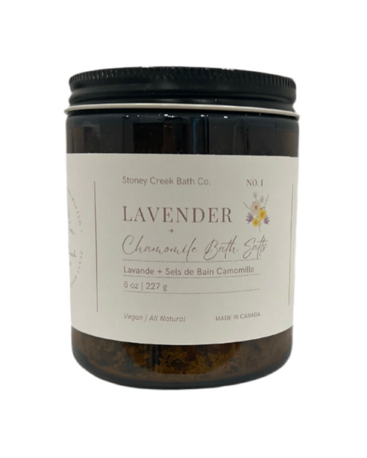 Lavender + Chamomile Bath Salts