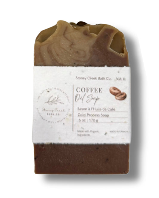 Natural Soap | Coffee Oil - Exfoliating Coffee Bean Soap with Vanilla