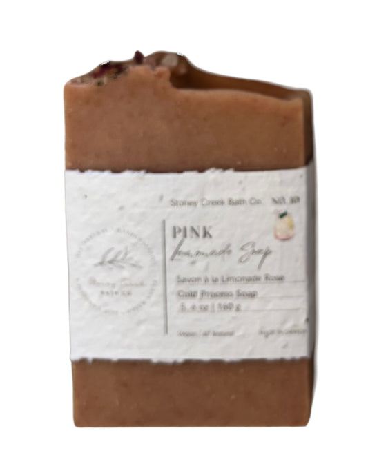 Natural Soap | Pink Lemonade - Lavender, Lemon + Lemongrass Soap