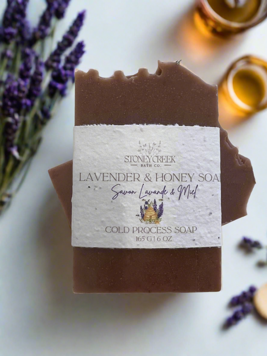 Lavender & Honey Soap Bar