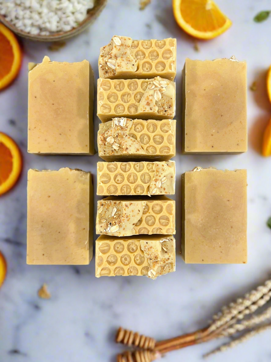 Orange Cream and Honey Soap Bar