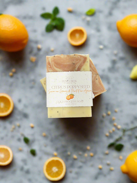 Citrus Poppyseed Soap Bar