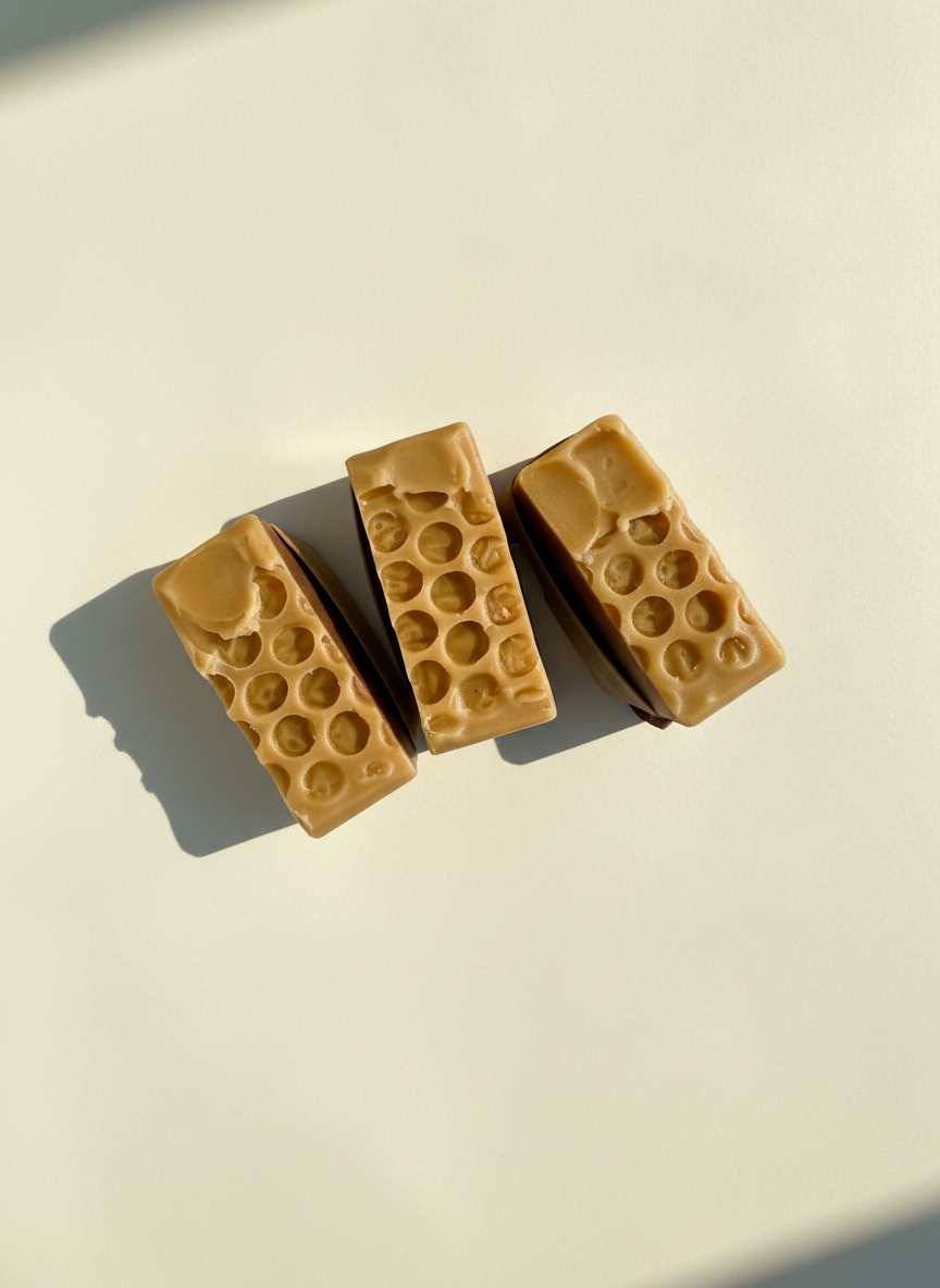 Natural Soap | Pumpkin + Honey - With Sweet Orange + Vanilla 