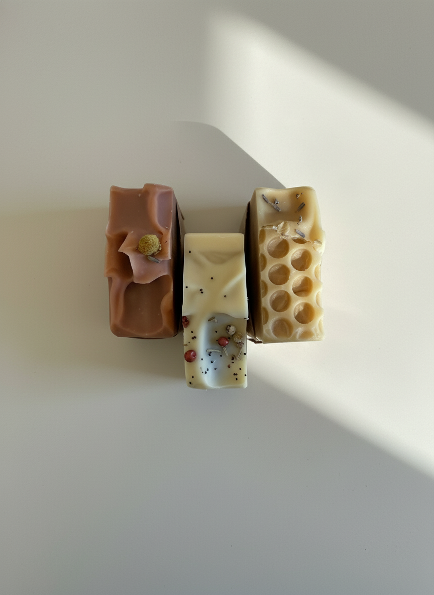 Natural Soap | Mistletoe - French Green Clay With Lemon, Lemongrass + Rosemary