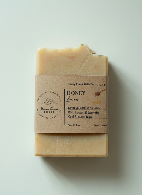 Natural Soap | Honey Lemon - With Lemon + Lavender