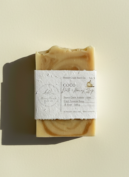 Natural Soap | Coco Oats & Honey - Unscented Soap with Colloidal Oats + Local Honey