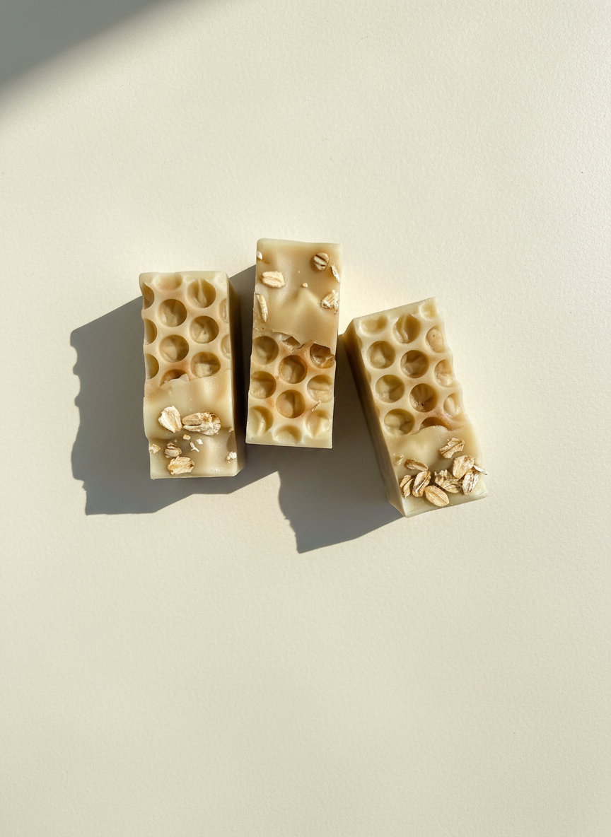 Natural Soap | Coco Oats & Honey - Unscented Soap with Colloidal Oats + Local Honey