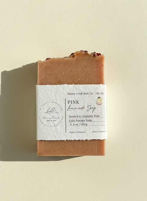 Natural Soap | Pink Lemonade - Lavender, Lemon + Lemongrass Soap
