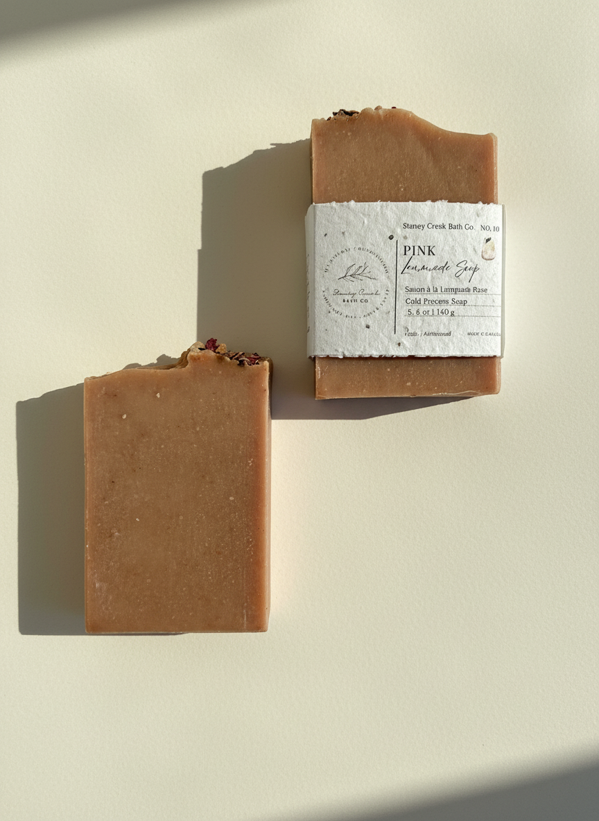 Natural Soap | Pink Lemonade - Lavender, Lemon + Lemongrass Soap
