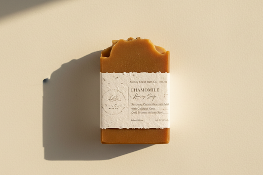 Chamomile + Honey Soap | Unscented Artisan Soap for Sensitive Skin